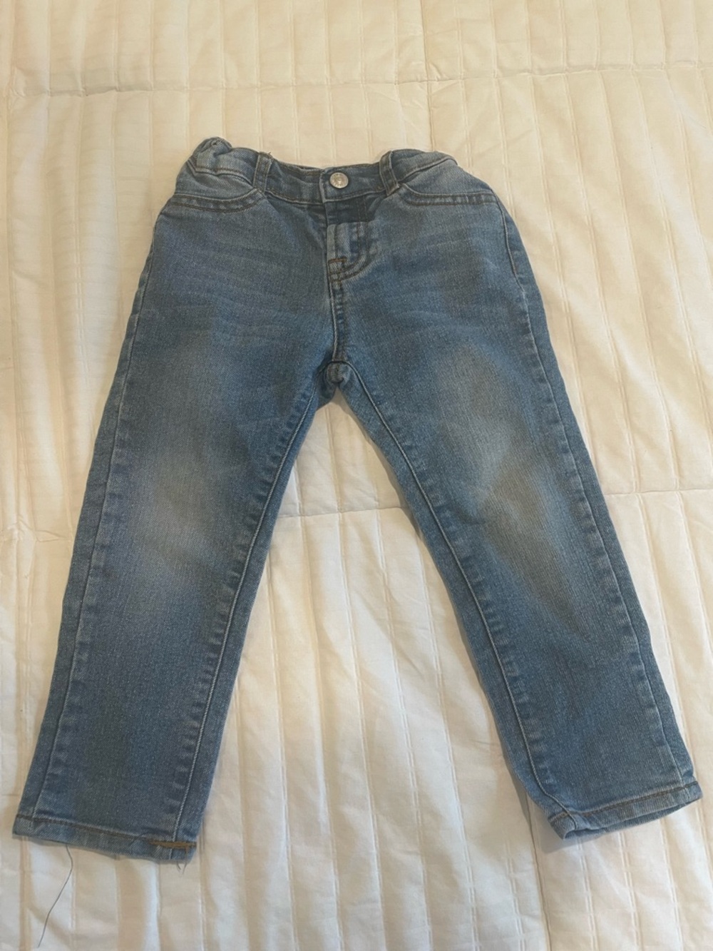 7 For All Mankind Kids Medium Blue Stretch Denim Jeans